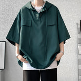 Nu Goth Shadow Hood Oversized T-Shirt