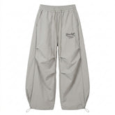 Nu Goth Parachute Pants in Washed Concrete Grey