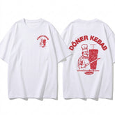 Nu Goth Döner Kebab Oversized Graphic T-Shirt