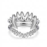 Goth Vampire Fang Ring