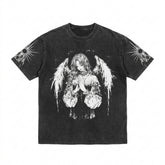 Goth Fallen Angel Prayer Tshirt