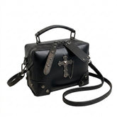 Goth Ornate Cross Relic Mini Top Handle Bag