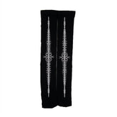 Goth Vertebrae Spine Print Knee-High Sock