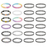 Mall Goth Tattoo Choker Necklace Set — 90s Stretch Collection