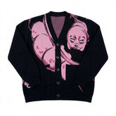Pastel Goth Mutant Familiar Knit Cardigan
