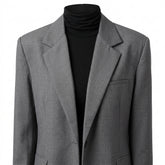 Nu Goth Four-Point Star Sculptural Brooch Suit
