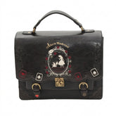 Victorian Goth Alice in Wonderland Satchel Bag