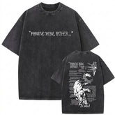 Nu Goth Forgive Them Father Washed Graphic T-Shirt