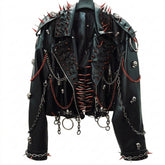 Goth Blood Spike Armor Jacket