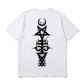 Nu Goth Spine Sigil Oversized Hoodie