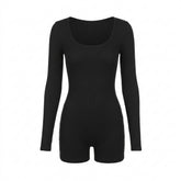 Nu Goth Second Skin Long Sleeve Mini Suit