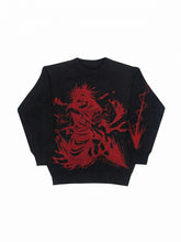 Goth Demon Fury Jacquard Knit Sweater