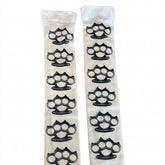 Punk Knuckleduster Print Knee-High Sock