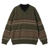 Nu Goth Forgotten Forest Patchwork Knit Top