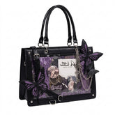 Goth Labyrinth Butterfly Ita Bag — Dark Collector's Tote