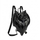 Goth Midnight Creature 3D Bat Sculpted Bag