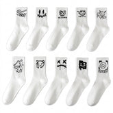 Goth Creep Show Crew Sock Set — 10 Pairs
