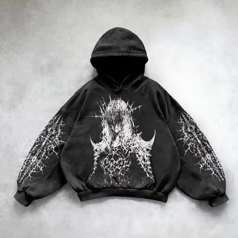 Goth Fallen Angel Oversized Tshirt