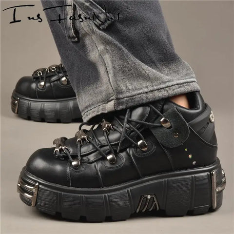 Cyber Goth Reactor Platform Shoe