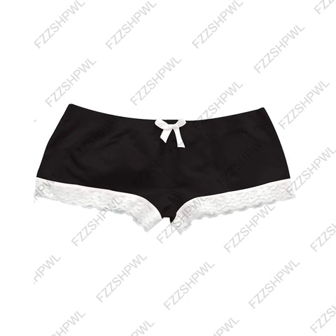 Pastel Goth Sakura Lace-Trim Shorts