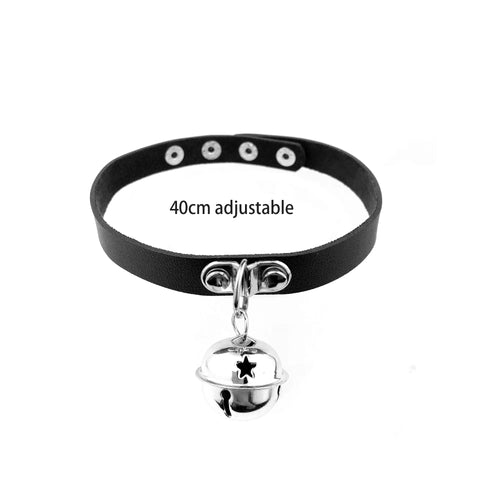 Goth Dark Heart Choker Necklace Set
