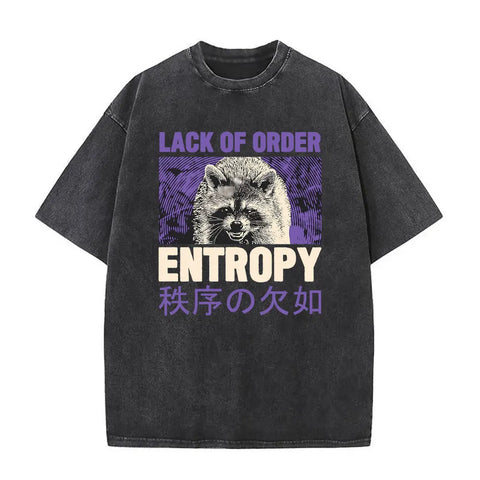 Alt T-shirt with black funny pigeon graphic