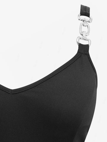 Goth Mourning Hour A-Line Midi Dress