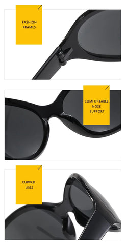Cyber Goth Wraparound Oval Shield Sunglasses