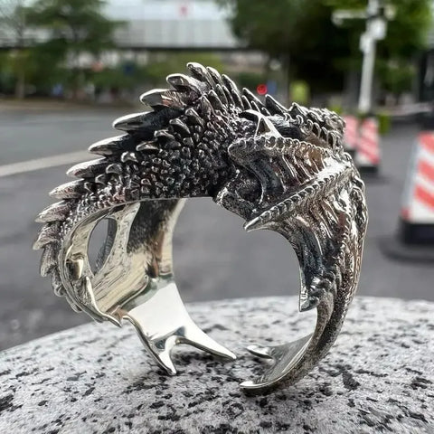 Goth Vampire Fang Ring