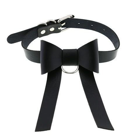 Goth Blackout Ritual Choker Necklace