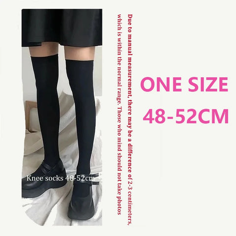 Victorian Goth Ornate Dagger Script Thigh-High Sock
