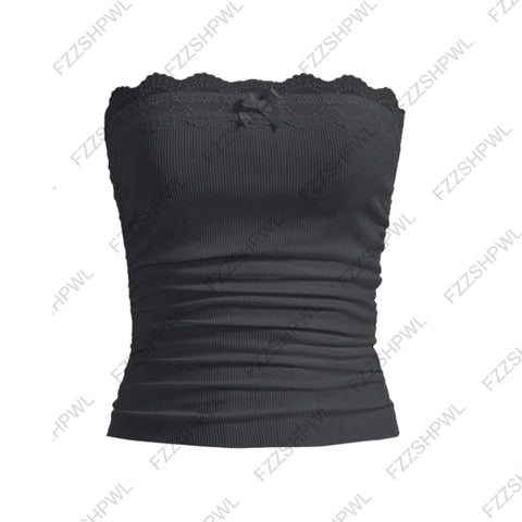 Pastel Goth Sakura Lace-Trim Shorts