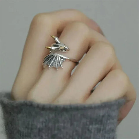 Goth Vampire Fang Ring