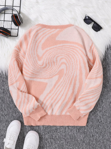 Nu Goth Vortex Hypnotic Knit Sweater