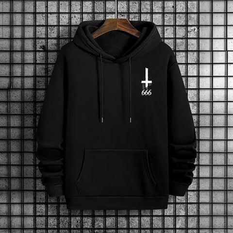Nu Goth Spine Sigil Oversized Hoodie
