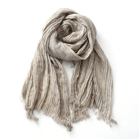 Goth Ashen Wraith Crinkle Scarf