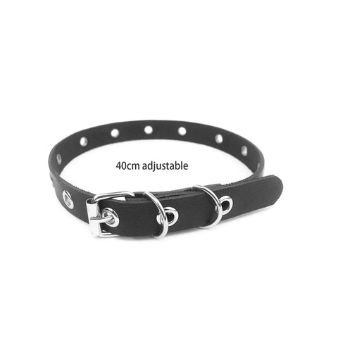 Goth Dark Heart Choker Necklace Set