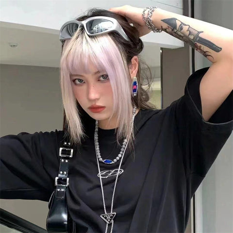 Cyber Goth Chrome Wraparound Shield Sunglasses