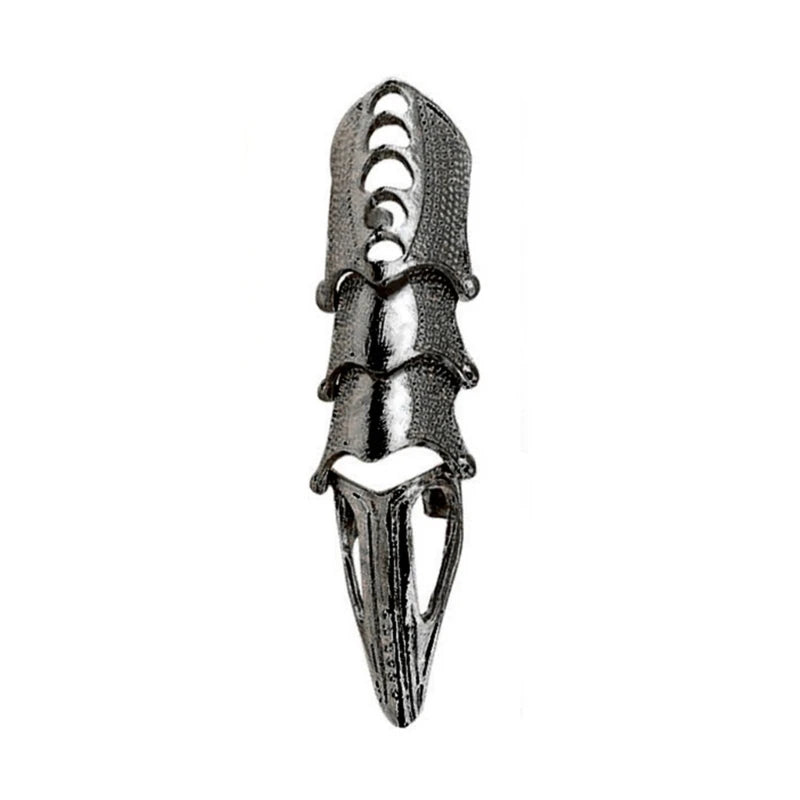 Goth Armored Talon Full-Finger Ring