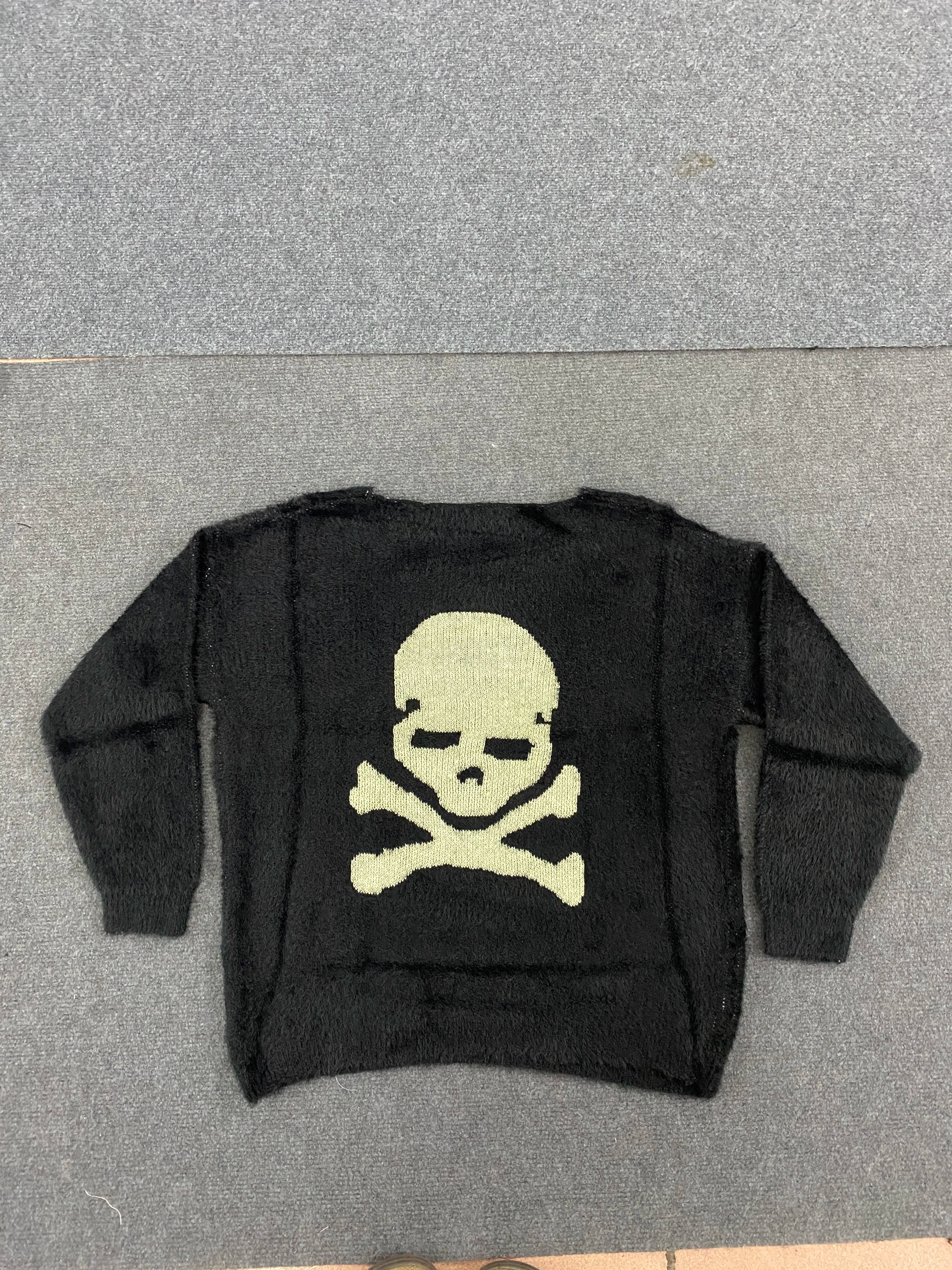Gothic Sweater with black v-neck knit