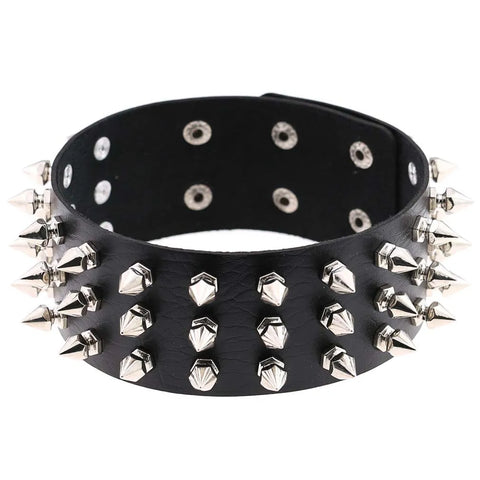 Goth Blackout Ritual Choker Necklace