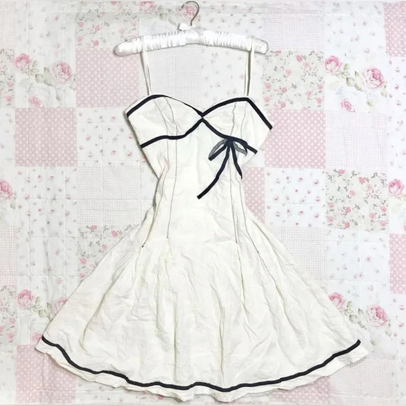 Grunge Goth Dress with lace trim