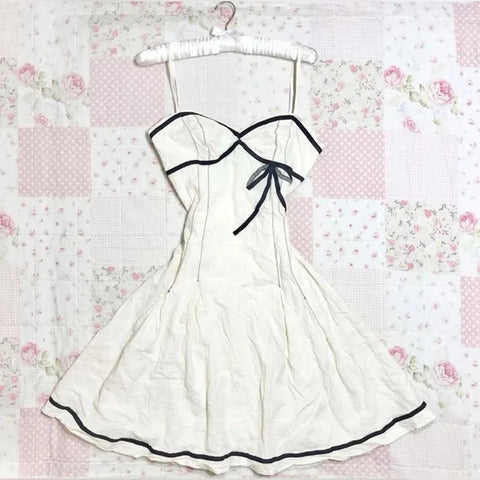 Grunge Goth Dress with lace trim