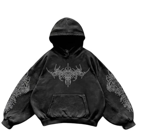 Goth Fallen Angel Prayer Tshirt