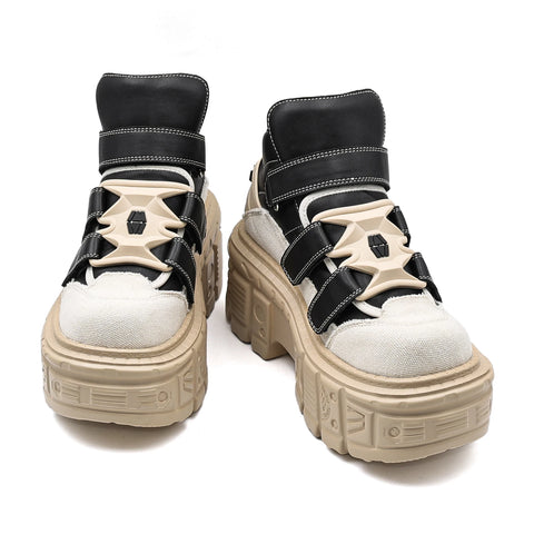 Cyber Goth Shuriken Star Platform Boot