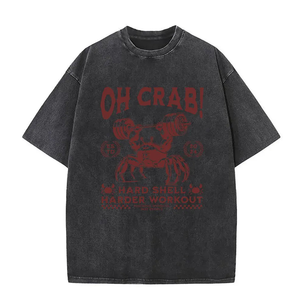 Alt T-shirt with black funny pigeon graphic