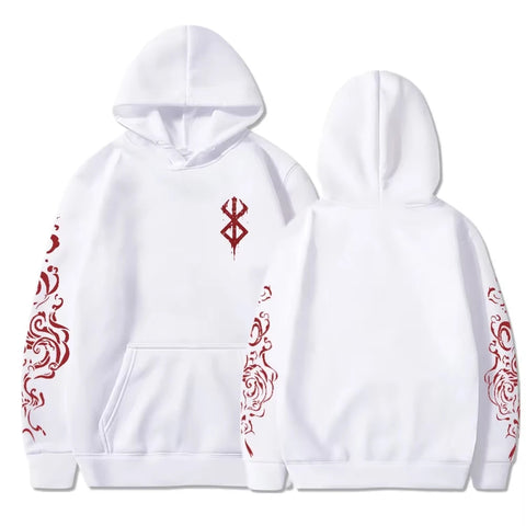 Goth Blood Sigil Rose Sleeve Sweater