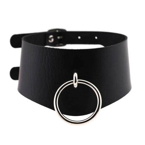 Goth Blackout Ritual Choker Necklace