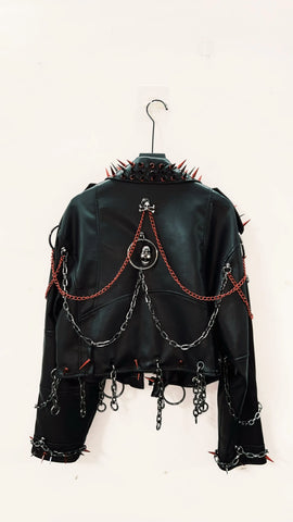 Goth Blood Spike Armor Jacket
