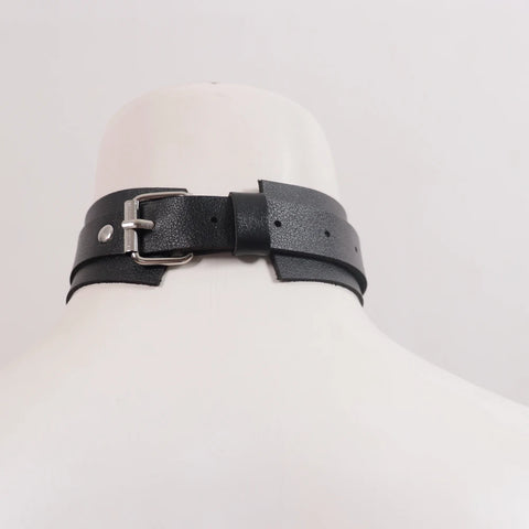 Goth Double-Band O-Ring Choker